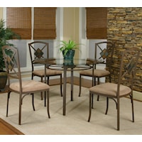 Round Table w/ 4 Side Chairs