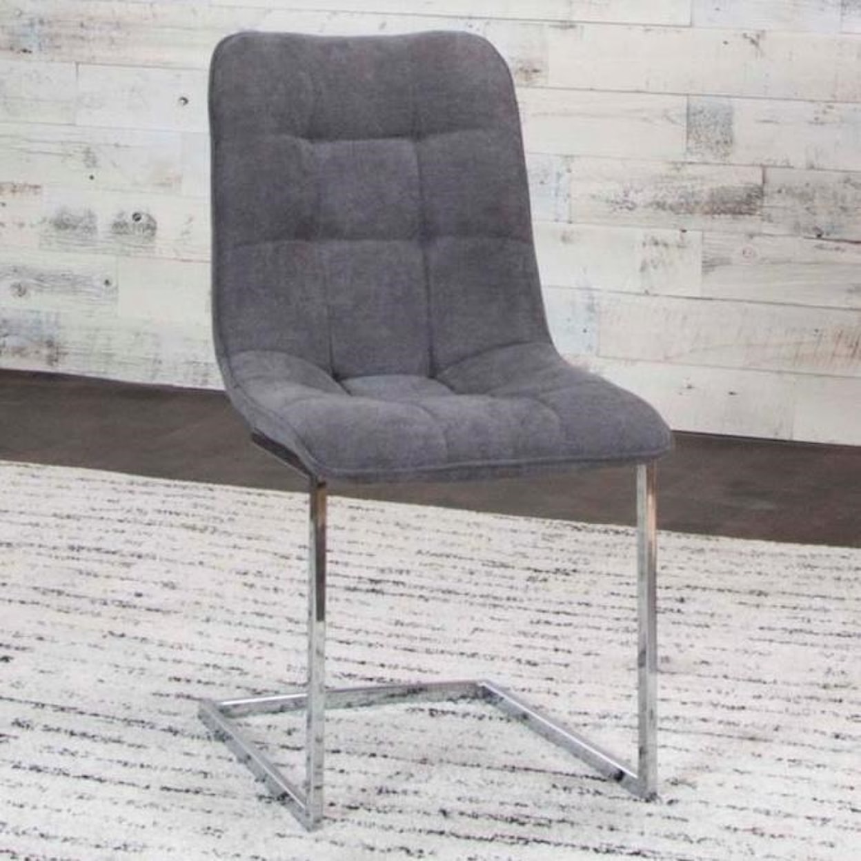 Cramco, Inc Rafina Graphite/Chrome Side Chair (Welded)