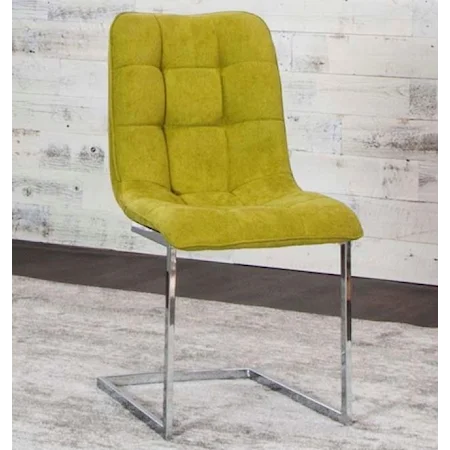 Fern/Chrome Side Chair (Welded)