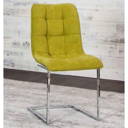 Fern/Chrome Side Chair (Welded)
