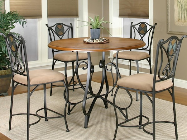 Counter Height and Counter Stool Set