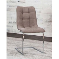 Stone Chrome Side Chair