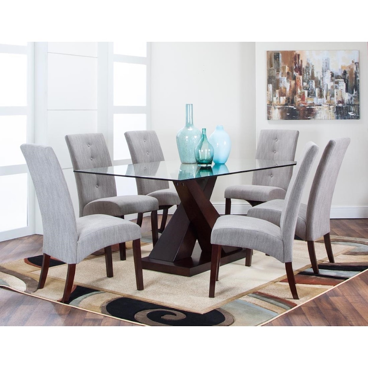 Cramco, Inc Sienna 7 Piece Dining Set