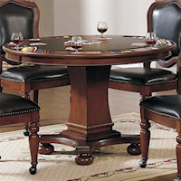 Round Cordovanl Vinyl Table