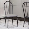Cramco, Inc Timber Graphite/Dove Tweed Bowback Side Chair
