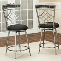 24" Swivel Counter Height Stool