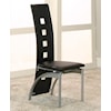 Cramco, Inc Valencia Platinum/Black Side Chair (RTA)