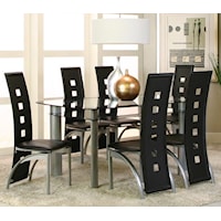 Contemporary 7-Piece Dining Set