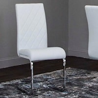 Light Gray Poyurethane/Chrome Breuer Side Chair (RTA)