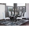 Cramco, Inc Veneto Light Gray Poyurethane/Chrome Breuer Chair