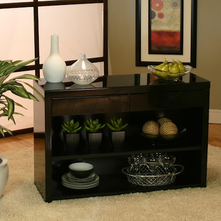 Dining Sideboard w/ 2 Shelves