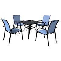 Outdoor Dining Set includes Table and 4 Chairs