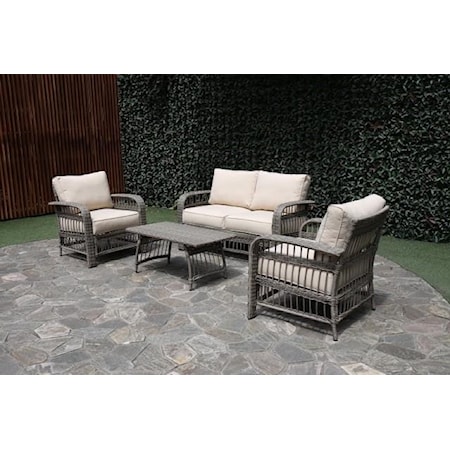 Shelly Outdoor Chat Set