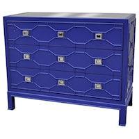 Blue Crest Wood 2 Three Drawer Chest