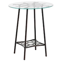 Explorer Metal & Glass End Table