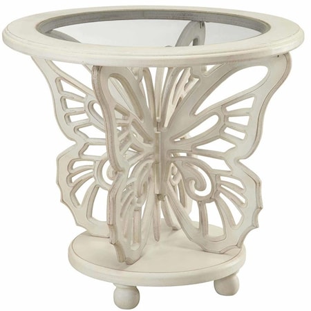 Bethany White Butterfly Table