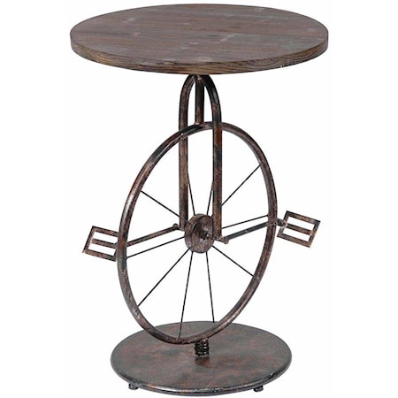 Sierra Bicycle Accent Table