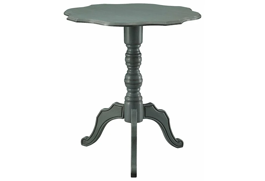 Accent Furniture Tiffany Sky Blue Accent Table by Crestview Collection at Factory Direct Furniture