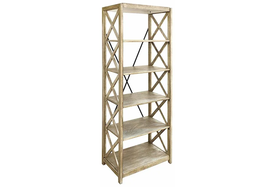 Accent Furniture Brookline Tall Etagere by Crestview Collection at Factory Direct Furniture