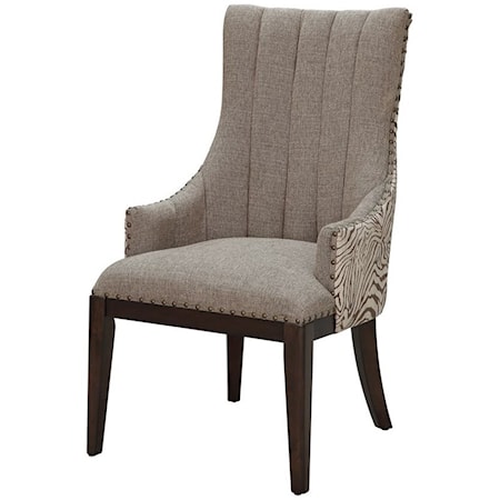 Safari Two Toned Channel Back Chair