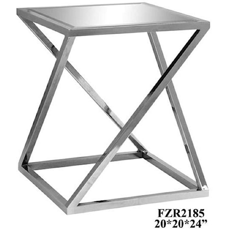 Bentley Chrome Z Accent Table