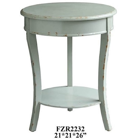 Darcy Shaped 3 Leg Ash Grey Accent Table