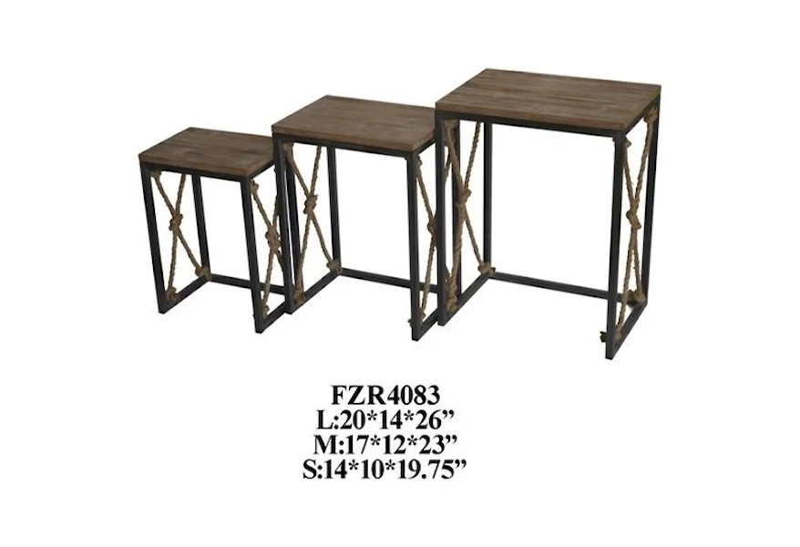 Accent Furniture Nested Accent Table by Crestview Collection at Factory Direct Furniture