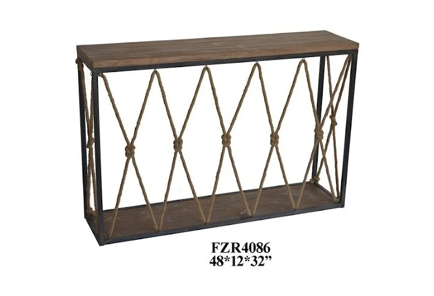 Accent Furniture Rustic Console by Crestview Collection at Factory Direct Furniture