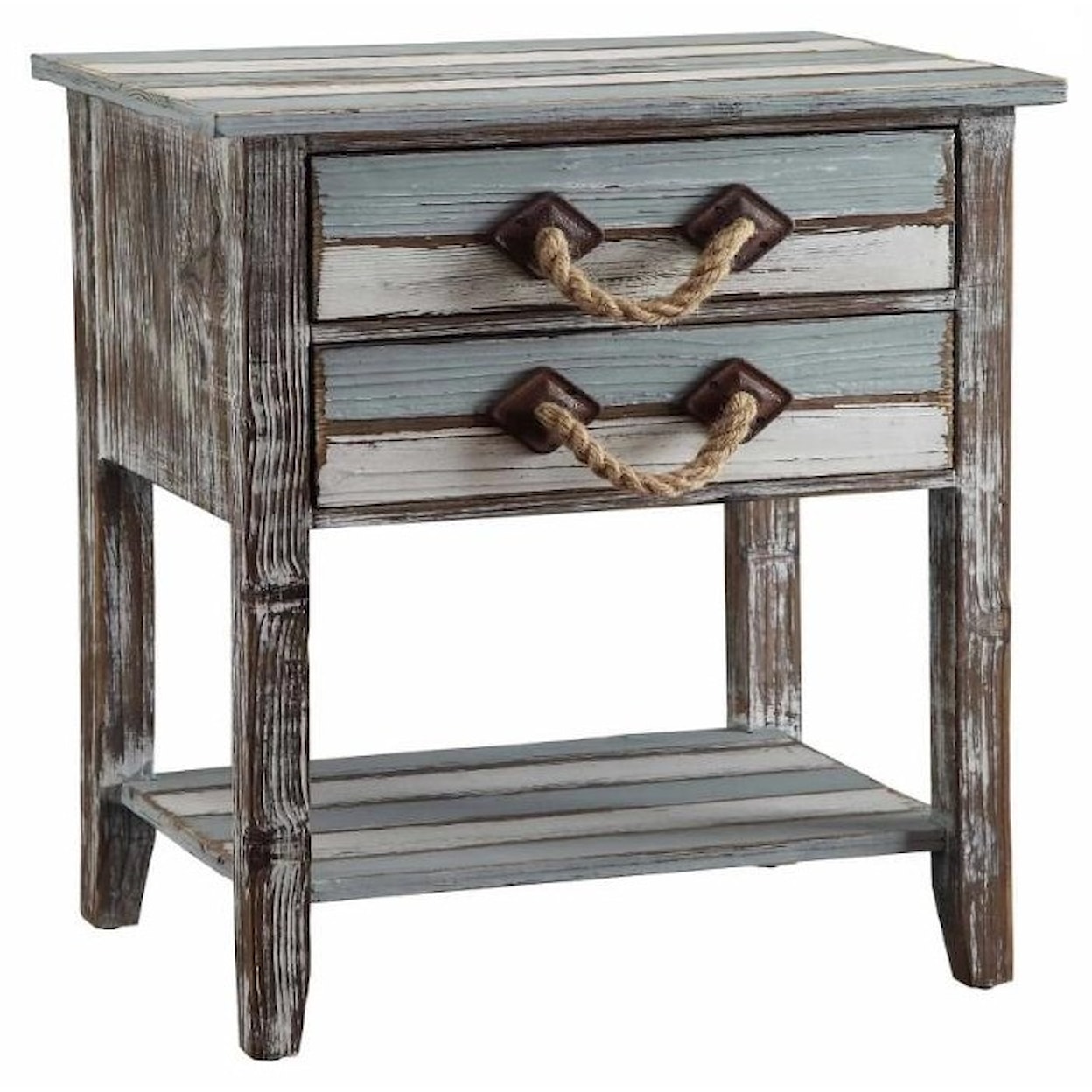 Crestview Collection Accent Furniture Nantucket 2 Drawer Accent Table