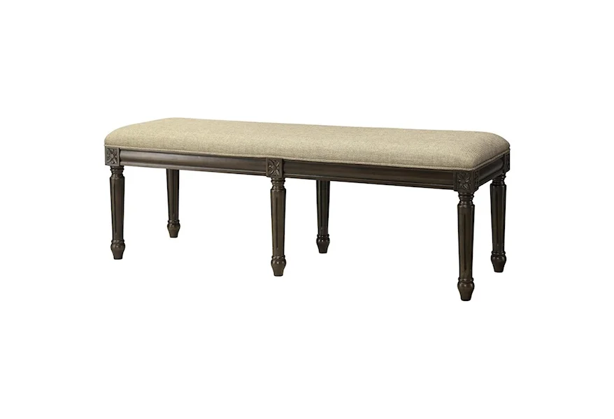 Accent Furniture Hampton Linen Accent Bench by Crestview Collection at Factory Direct Furniture