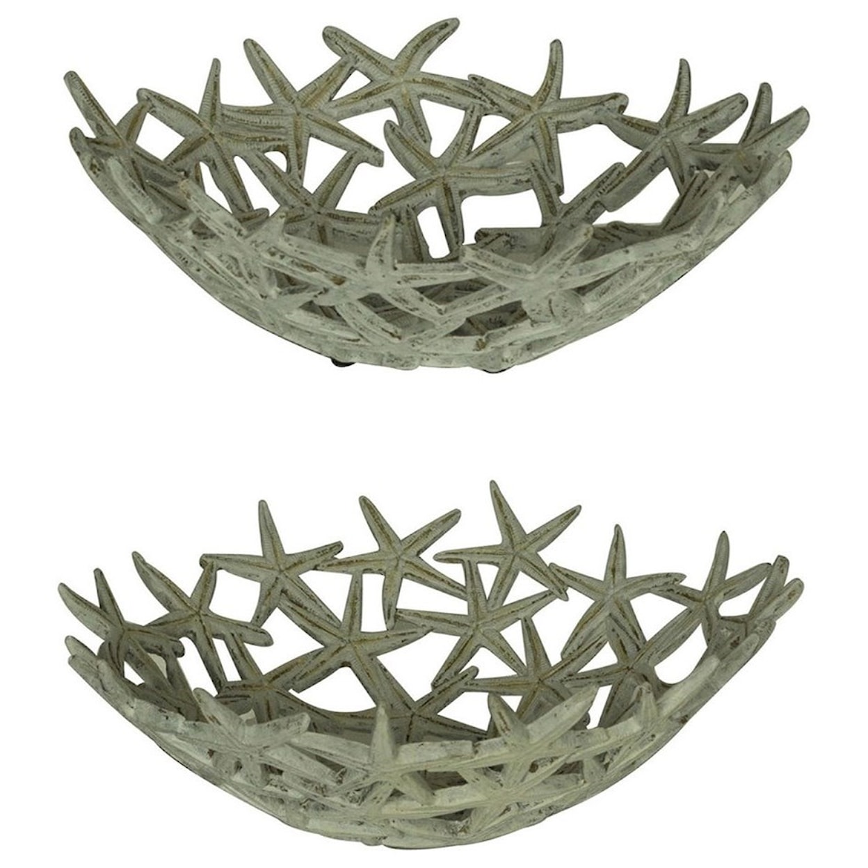 Crestview Collection Decorative Accessories Starfish Bowls Set