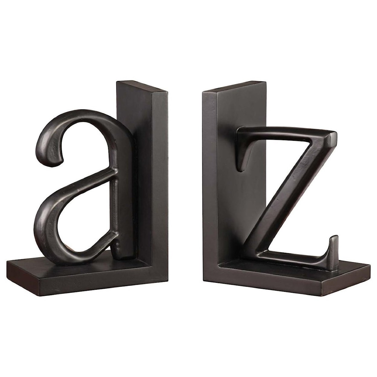 Crestview Collection Decorative Accessories A to Z Bookend Pair