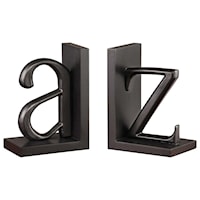 A to Z Bookend Pair