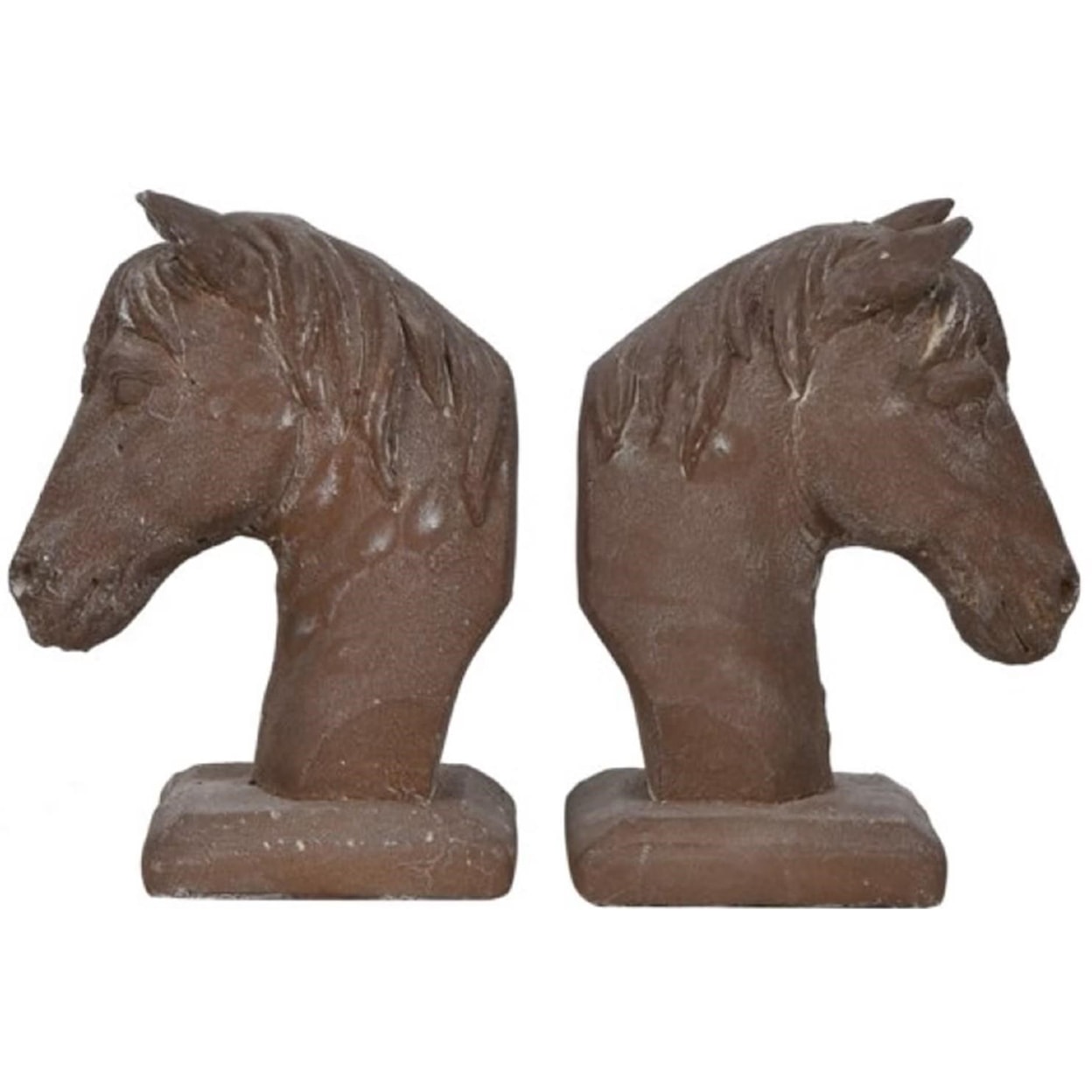 Crestview Collection Decorative Accessories Rustic Horse Bookends