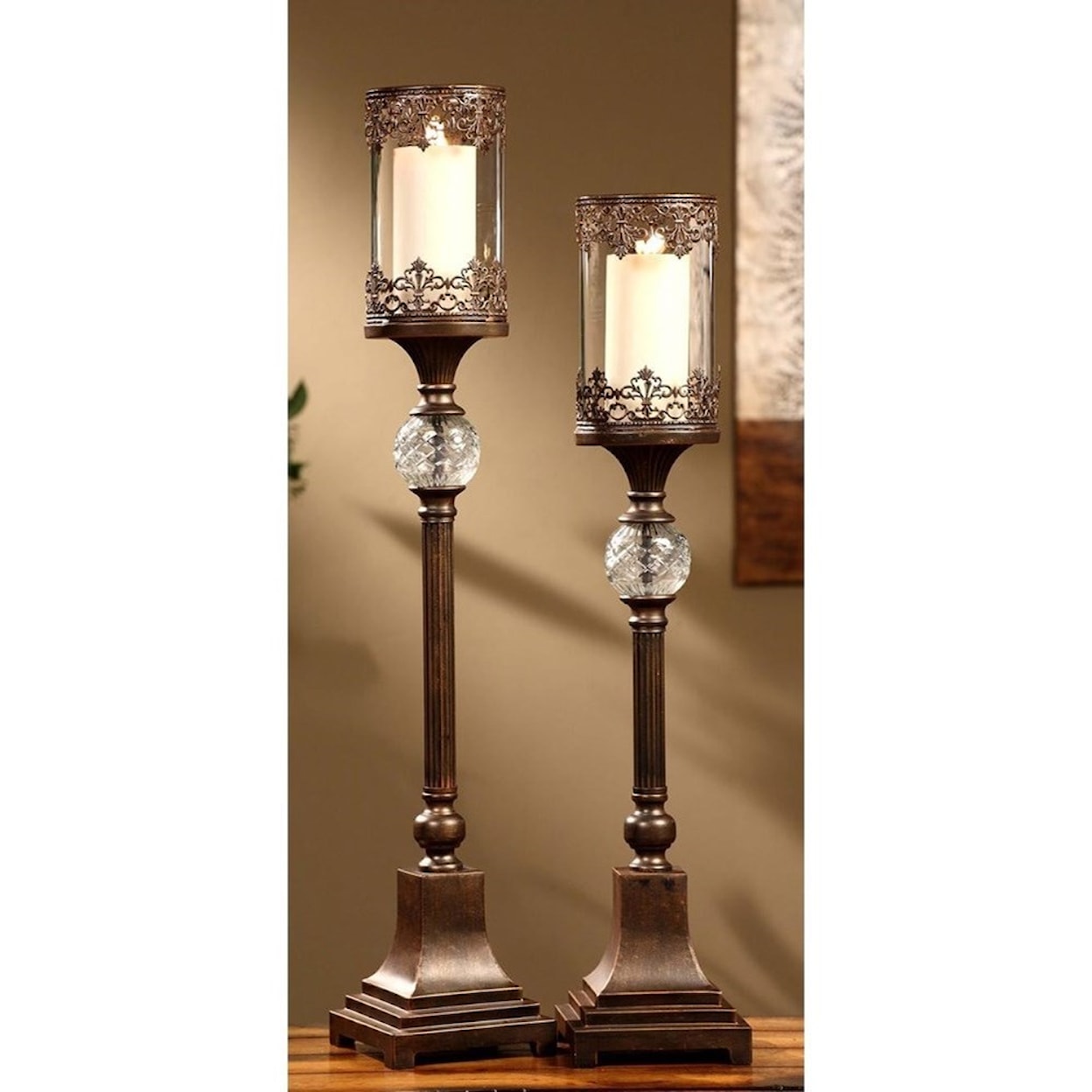 Crestview Collection Decorative Accessories Ashland Candleholders