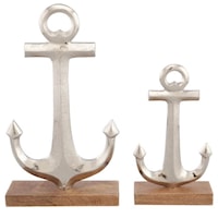 Set of 2 Anchor Statues