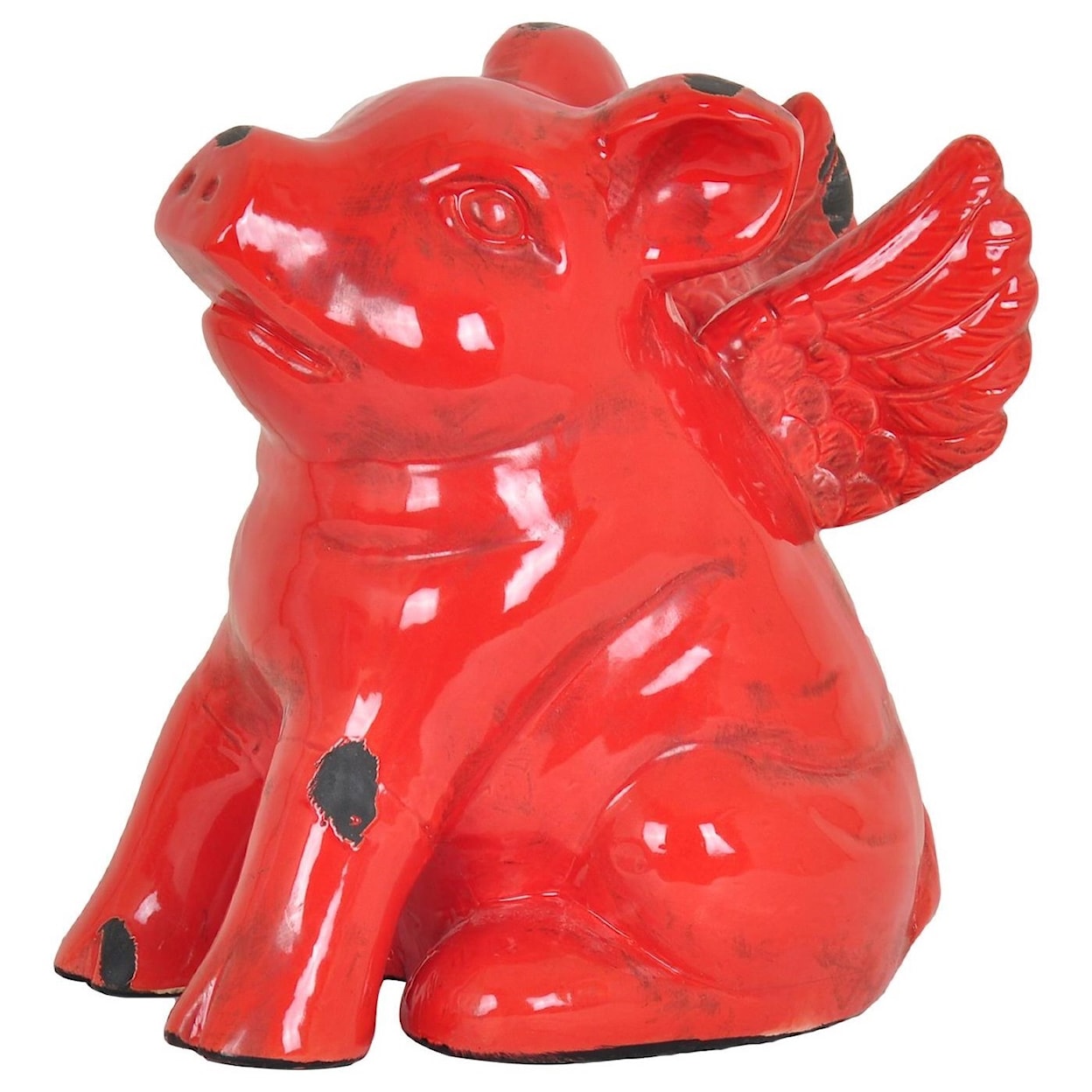 Crestview Collection Decorative Accessories Flying Pig Statue