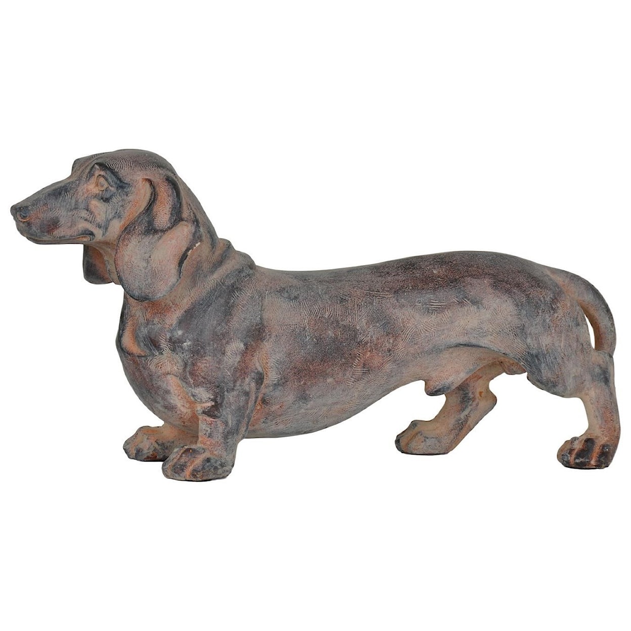 Crestview Collection Decorative Accessories On Guard Dachshund Statue