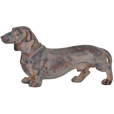 On Guard Dachshund Statue