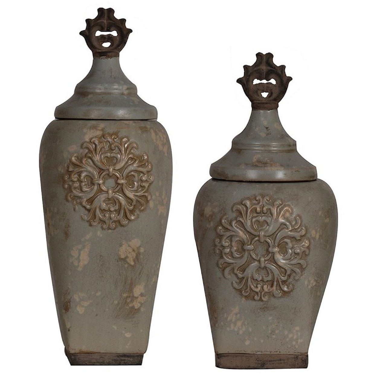 Crestview Collection Decorative Accessories Tuscana Vases 15"/20"Ht