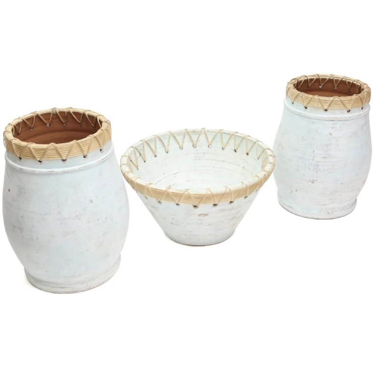 Crestview Collection Decorative Accessories Isla Cane Wrapping Bowls