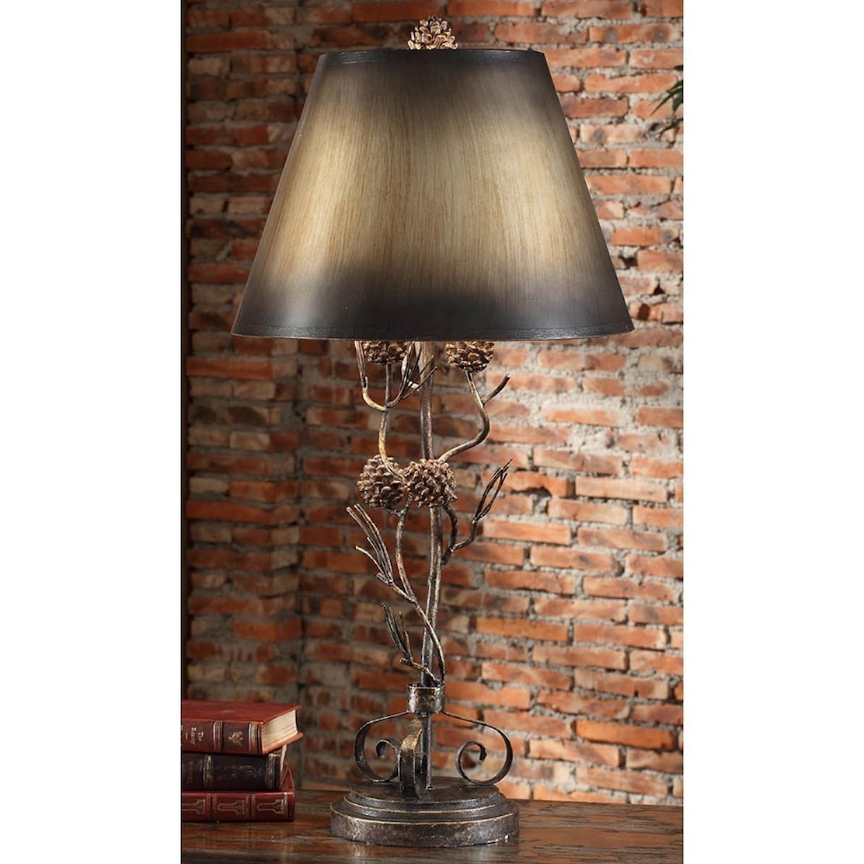 Crestview Collection Lighting Iron Twig Table Lamp