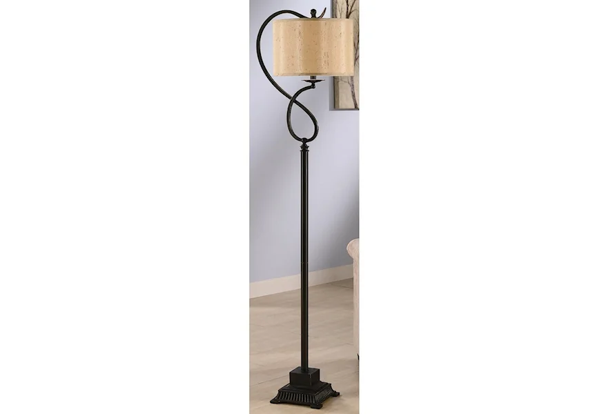 Lighting Echo Floor Lamp by Crestview Collection at Suburban Furniture