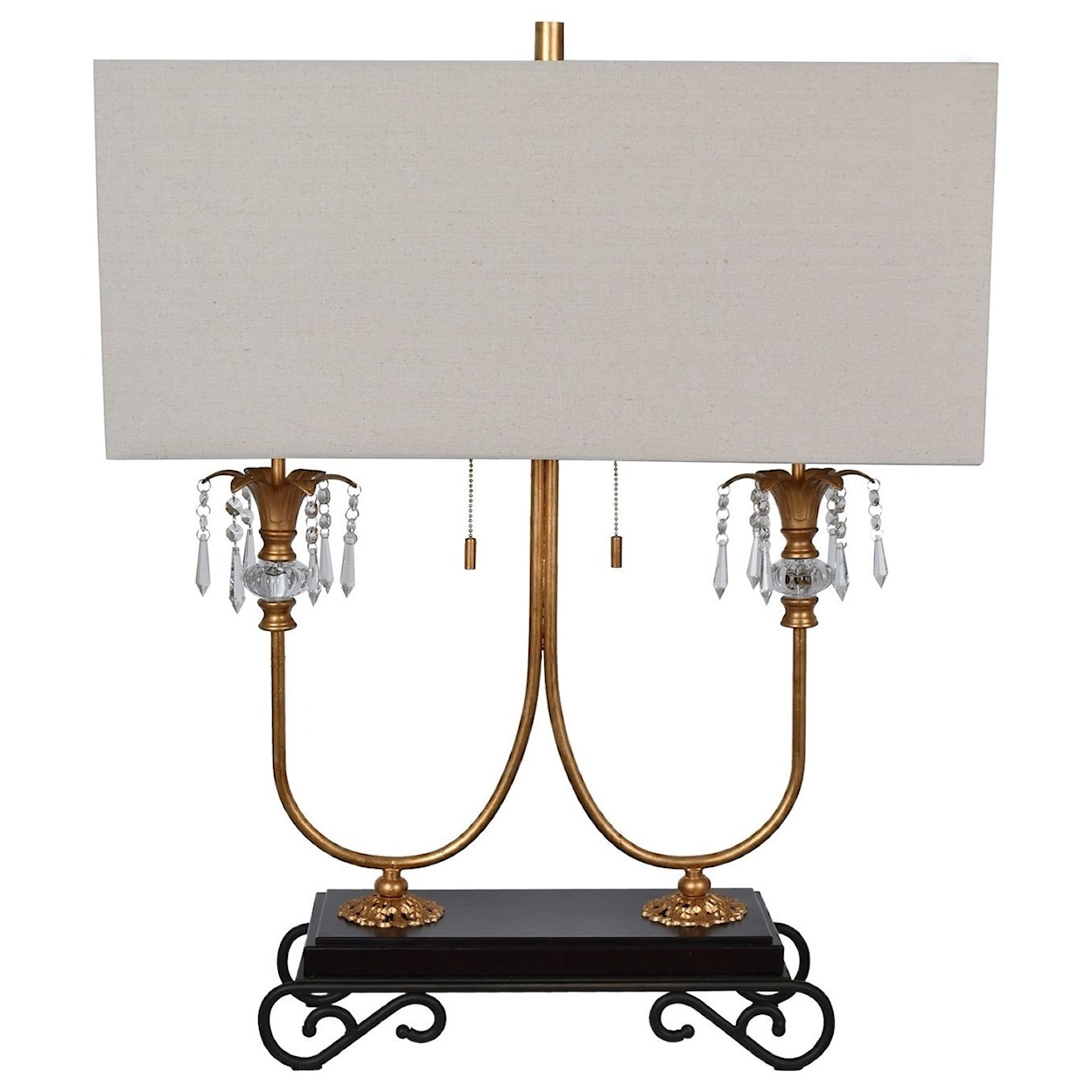 Crestview Collection Lighting Adriana Table Lamp