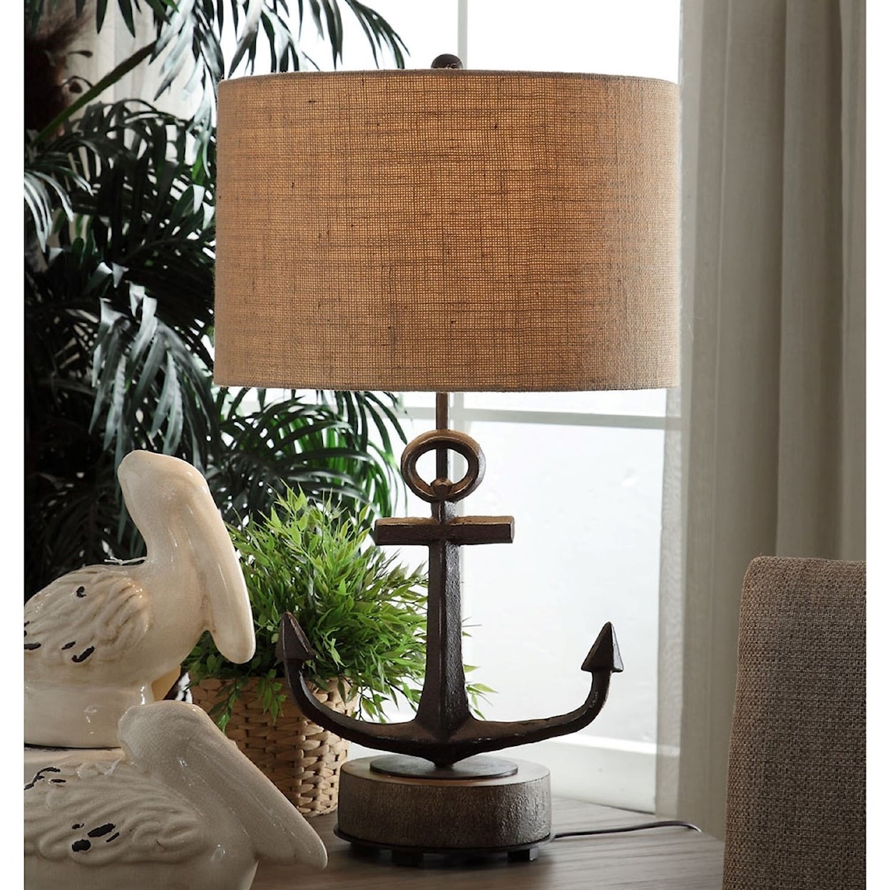 Crestview Collection Lighting Warf Anchor Table Lamp