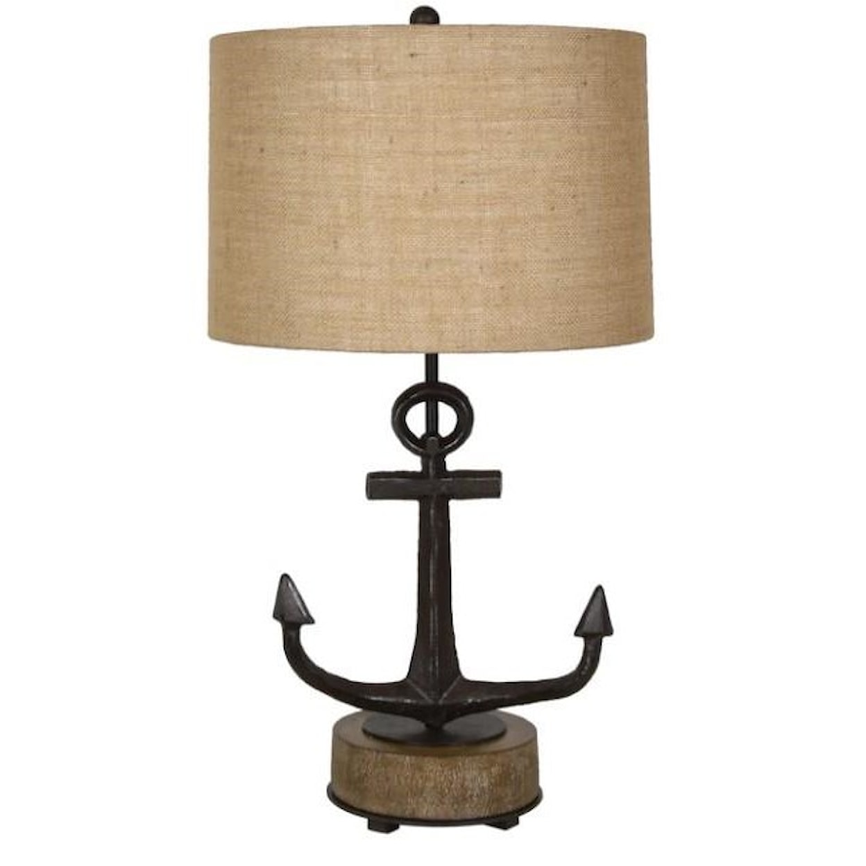 Crestview Collection Lighting Warf Anchor Table Lamp