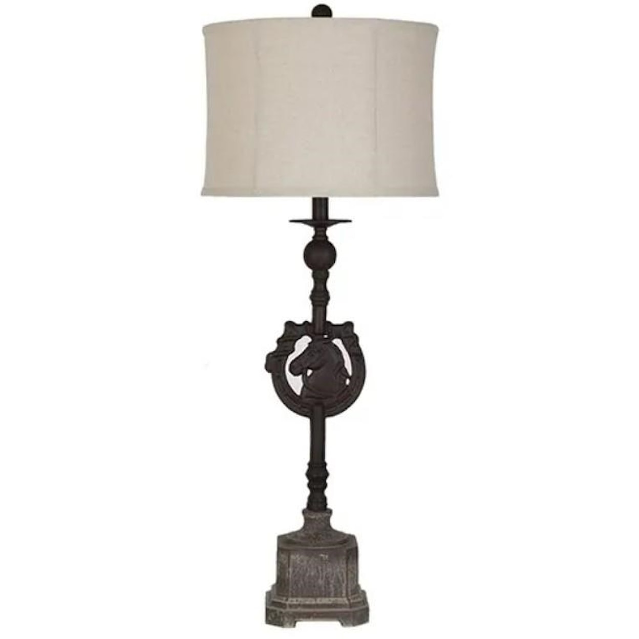 Crestview Collection Lighting Horse Stable Table Lamp