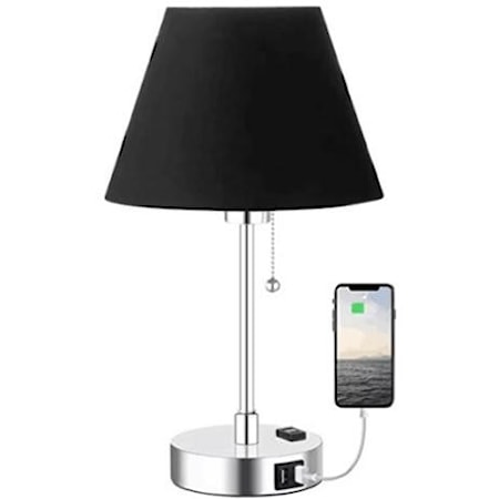 Metal Lamp with USB Charger
