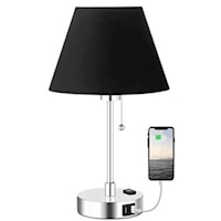 Metal Lamp with USB Charger