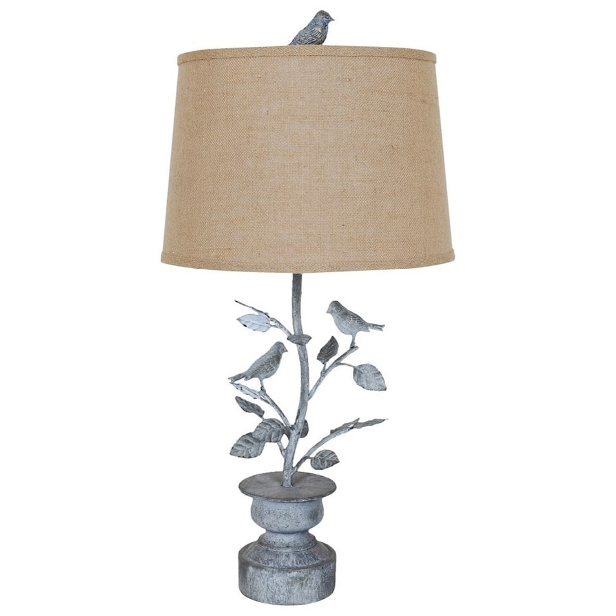 Crestview Collection Lighting Spring Planter Table Lamp